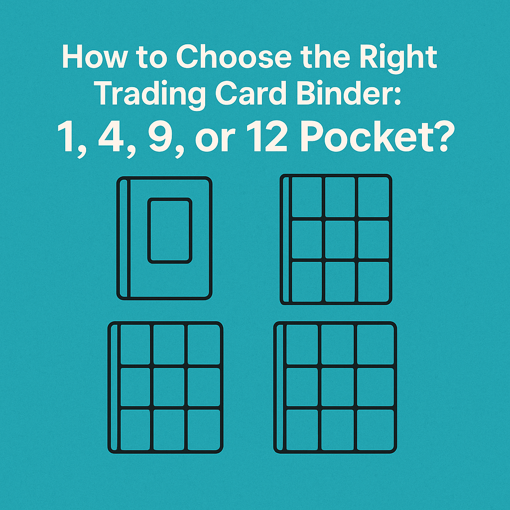 How to Choose the Pokemon Card Binder: 1, 4, 9, or 12 Pocket?