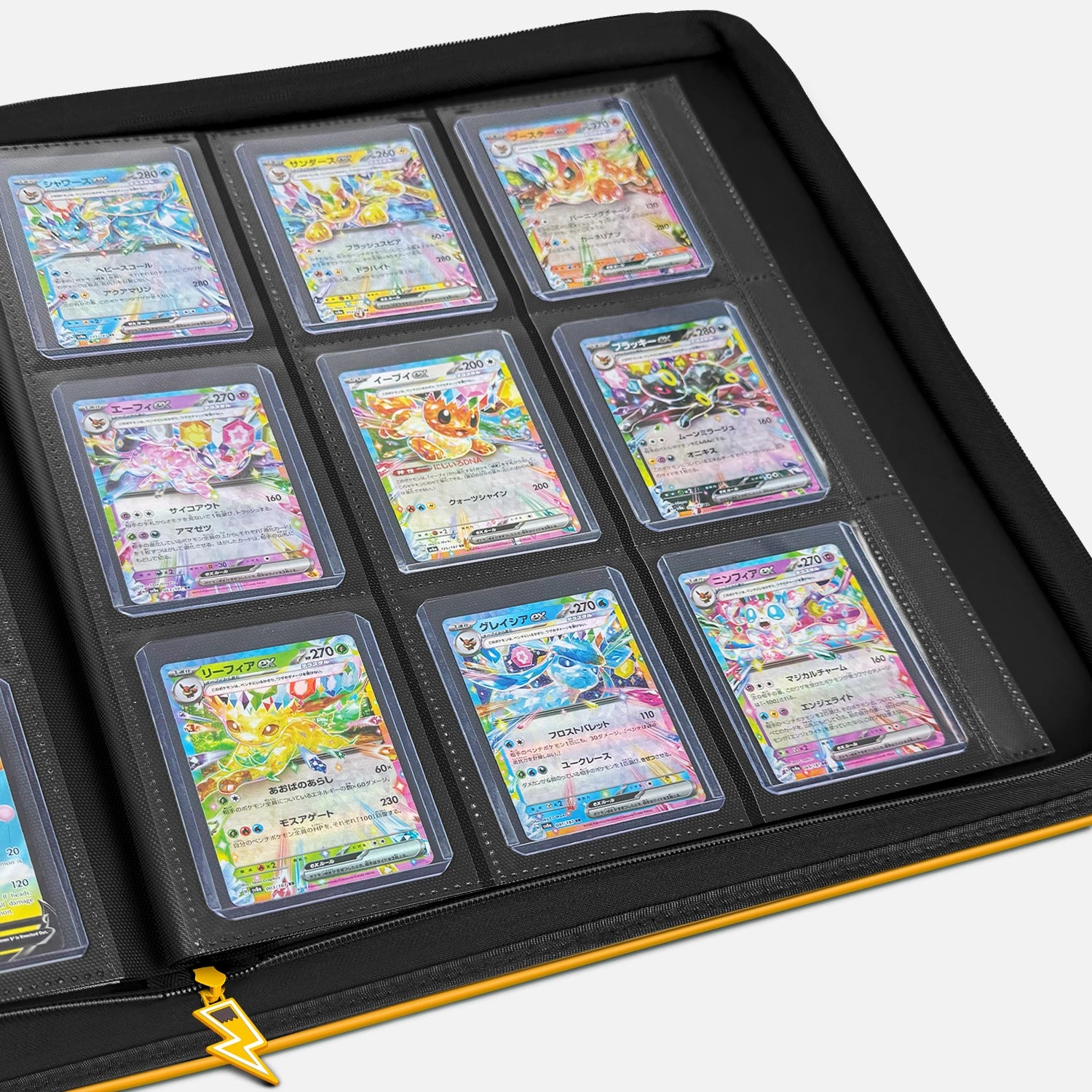 Pikachu Face Toploader Binder