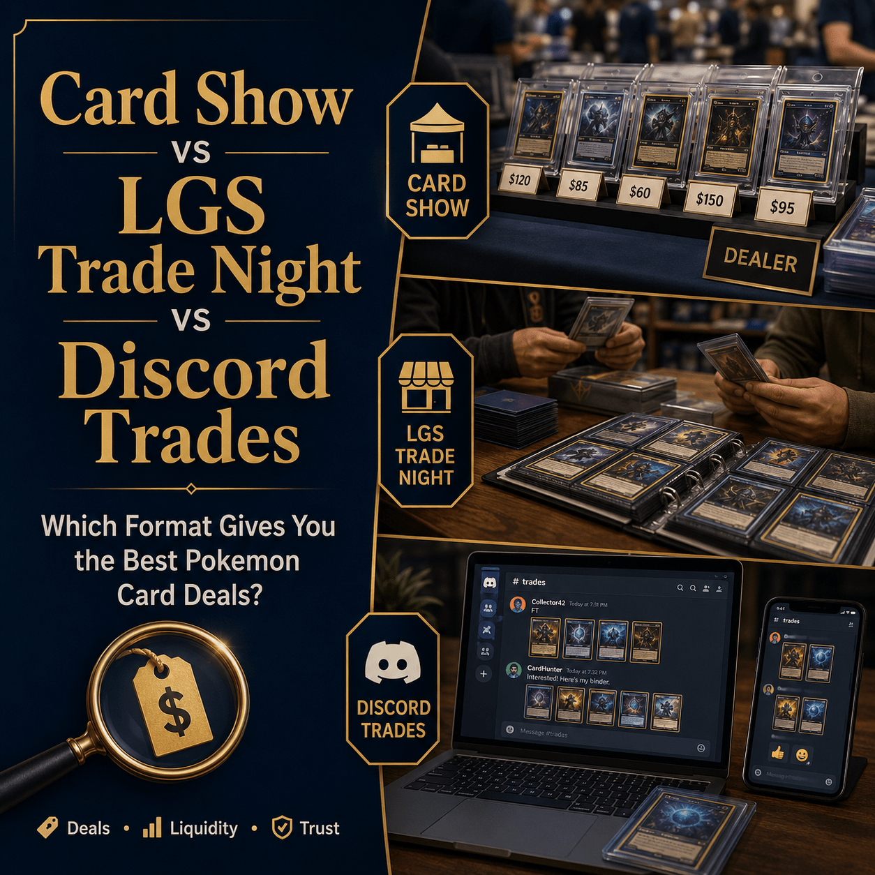 Card Show vs LGS Trade Night vs Discord Trades: Which Format Gives You the Best Pokemon Card Deals?