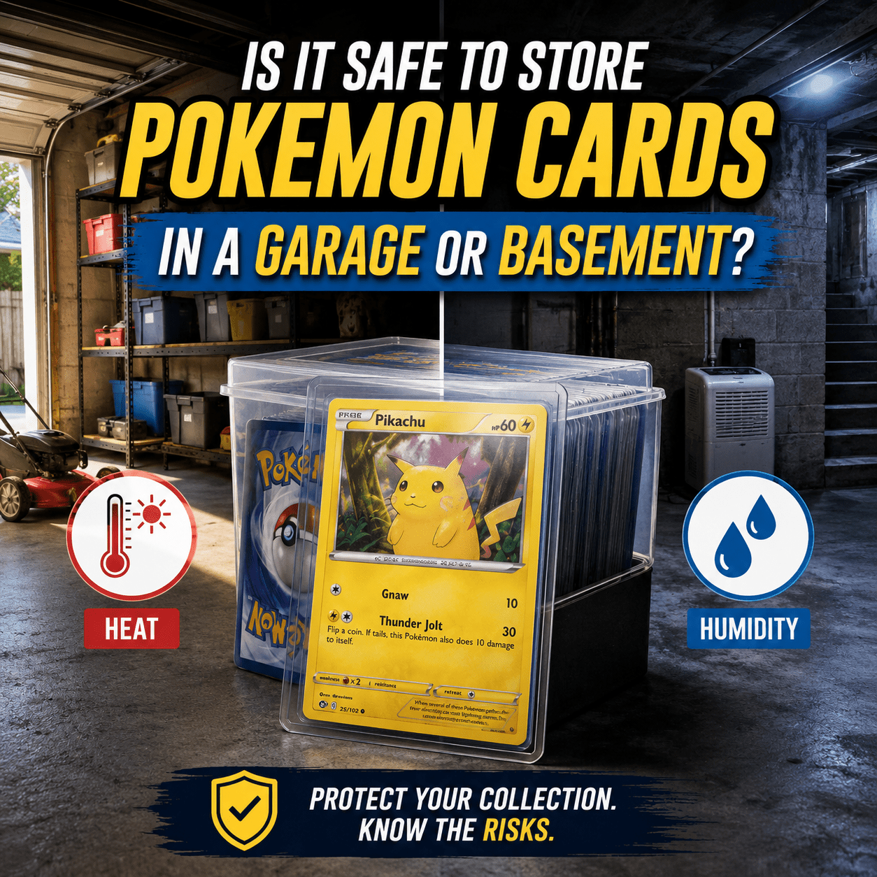 Is It Safe to Store Pokemon Cards in a Garage or Basement?