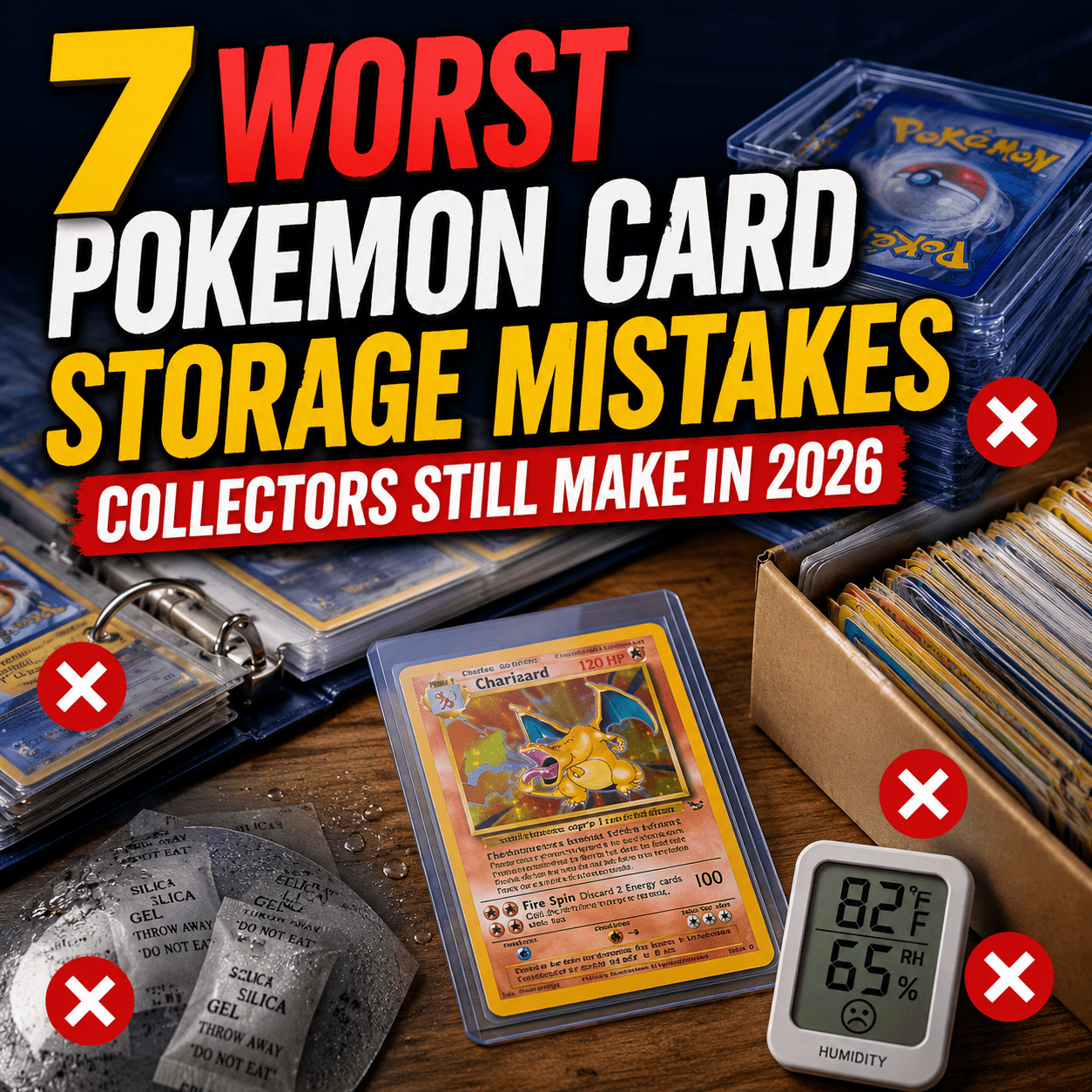 7 Worst Pokemon Card Storage Mistakes Collectors Still Make in 2026