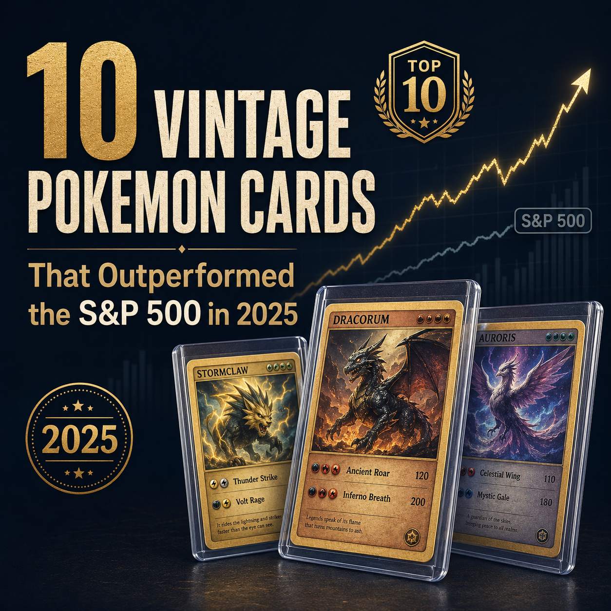 10 Vintage Pokemon Cards That Outperformed the S&P 500 in 2025