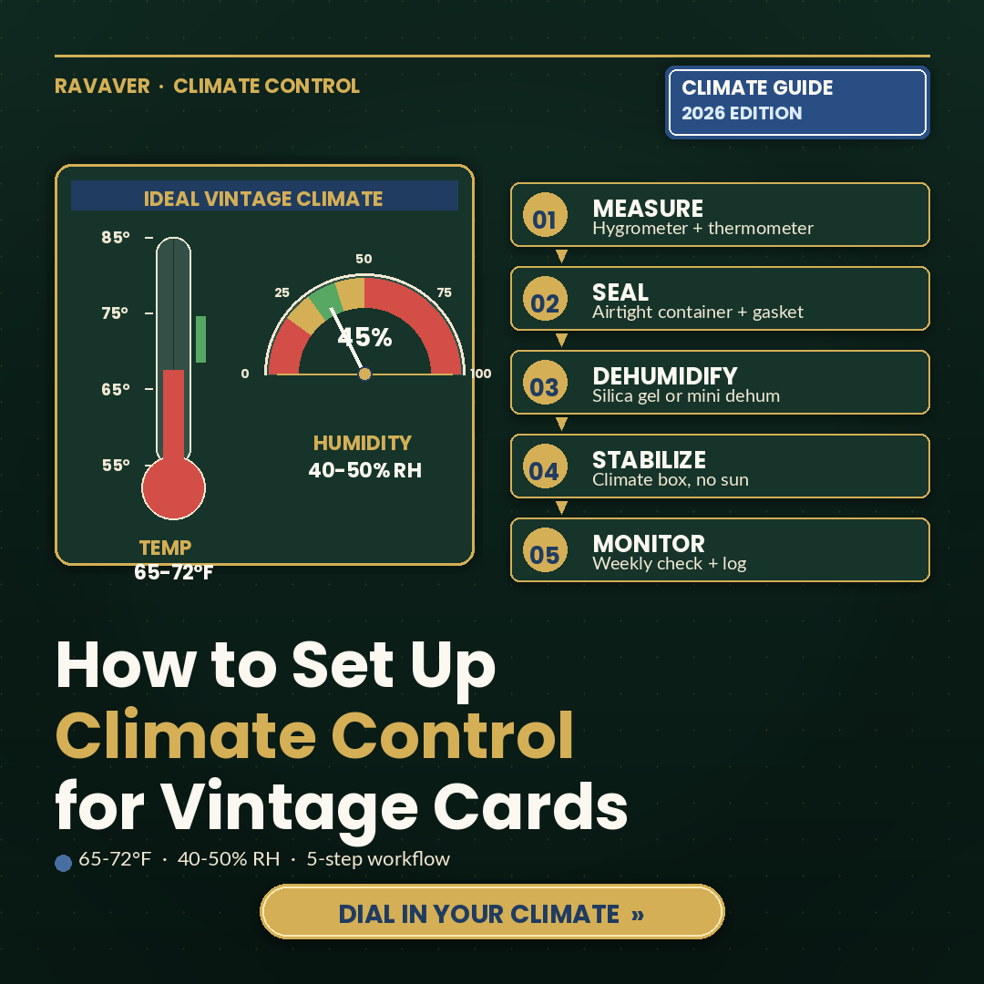 How to Set Up Climate Control for a Vintage Pokemon Collection: A Step-by-Step 2026 Guide