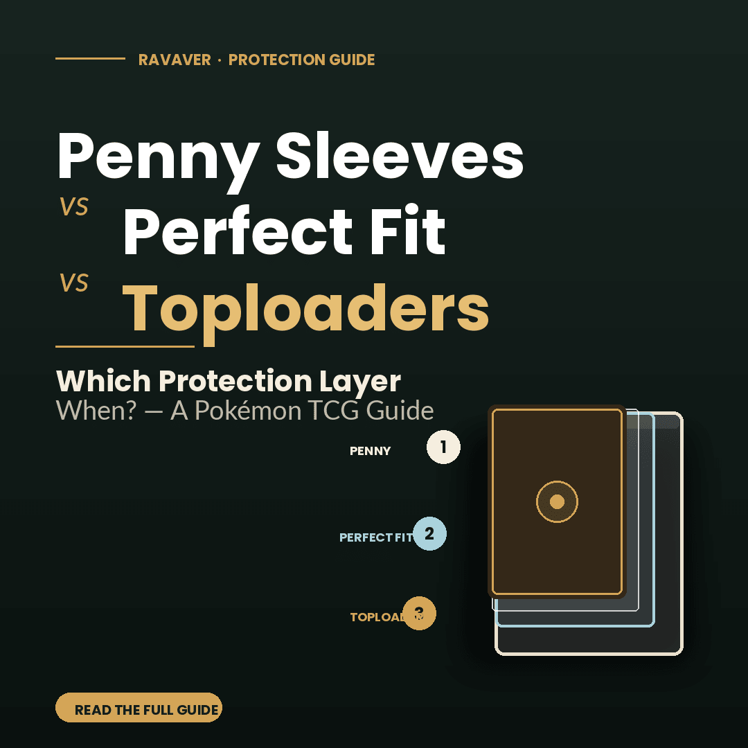 Penny Sleeves vs Perfect Fit vs Toploaders: Which Pokemon Card Protection Layer When?