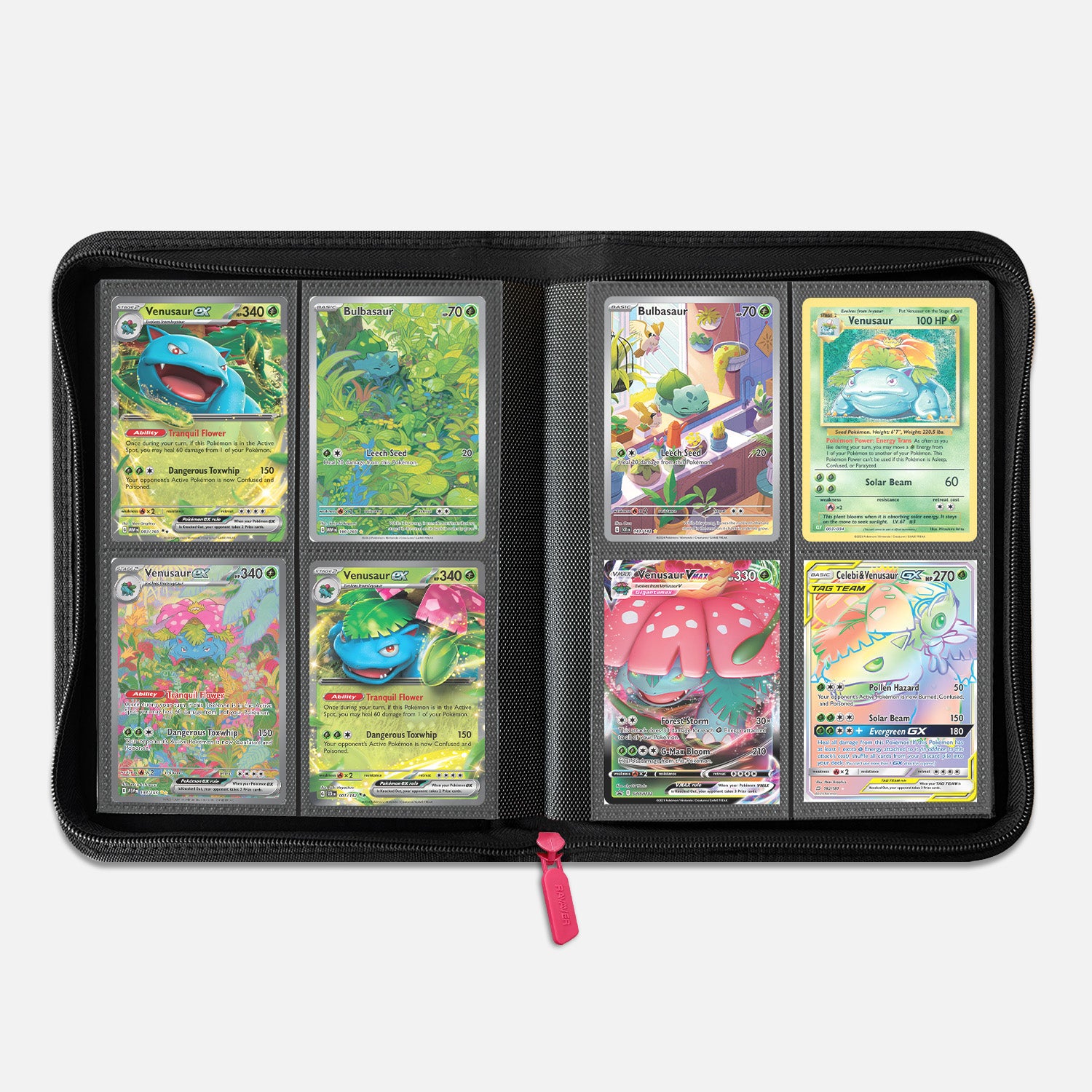 Venusaur 4-Pocket Pokemon Card Binder | 160 Cards | Ravaver