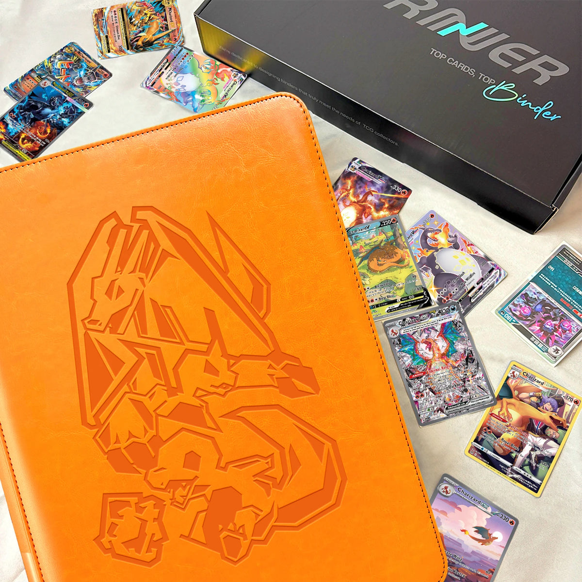 my pokemon card binder Charizard for Collectors | 360 Cards Master Set is all Stand Quantity:10 Japanese Pokemon Cards on bubble_mew