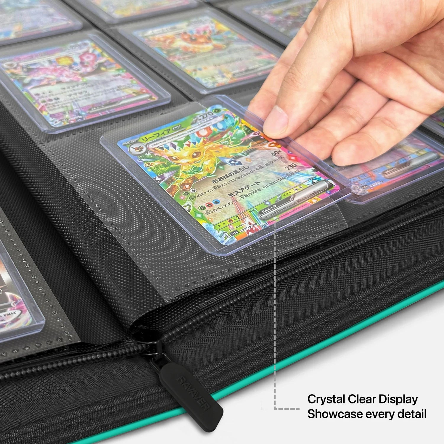 large pokemon card binder Bulbasaur Evolution Pokemon Toploader Binder for Collectors