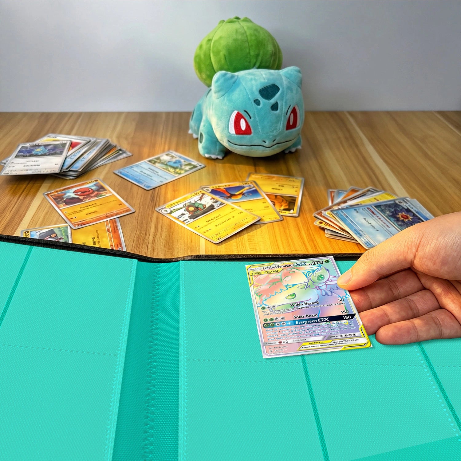 Bulbasaur Evolution Pokemon Card Binder | Venusaur Cover