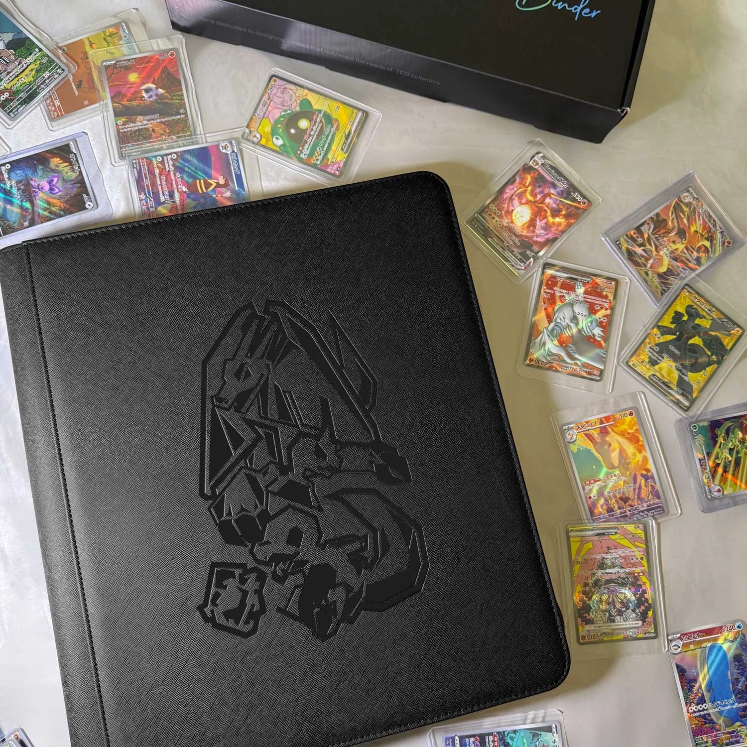 Charizard Pokemon Toploader Binder for Collectors | Ravaver Charizard Pokemon Toploader Binder for Collectors | Ravaver