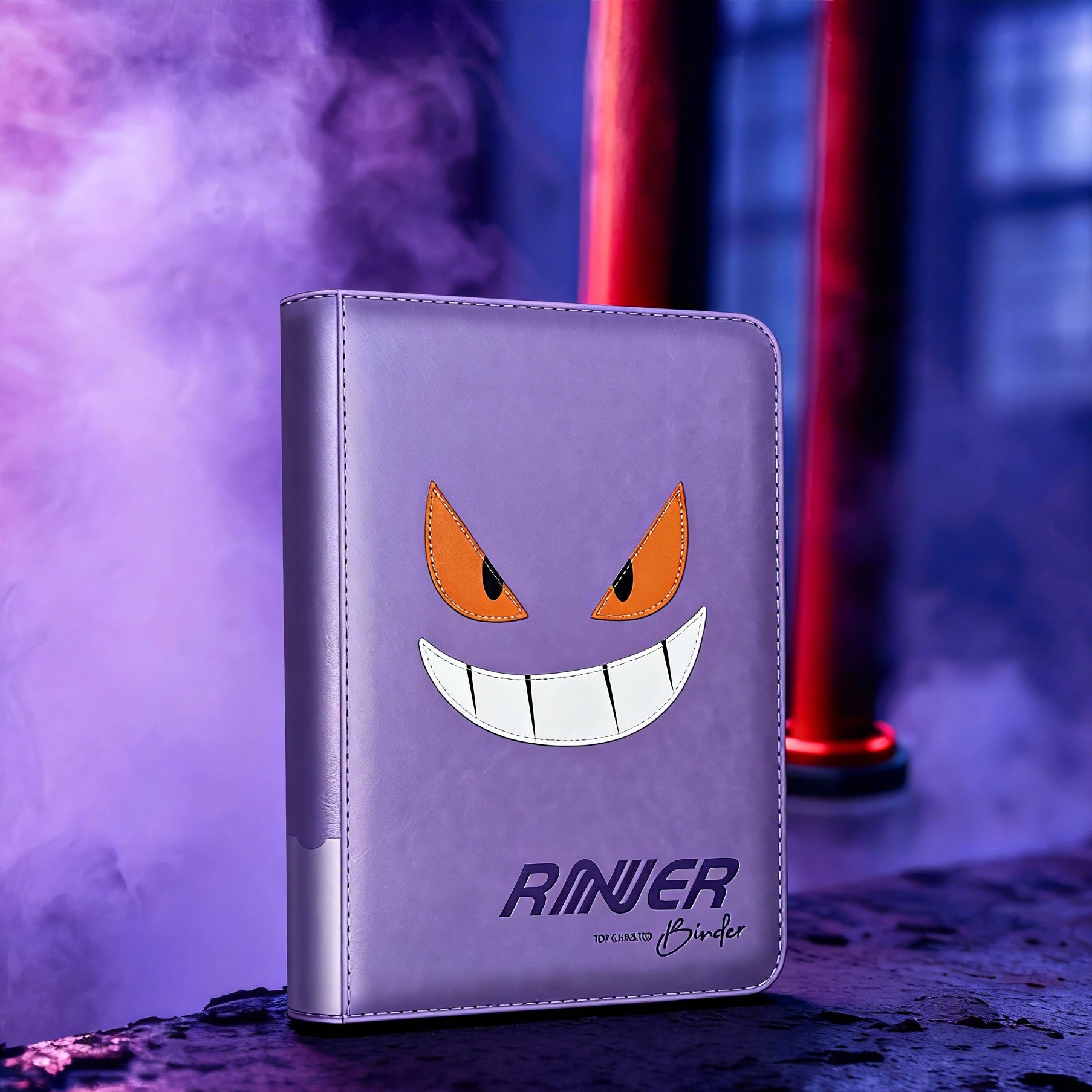Gengar Face Pokemon Card Binder for Collectors | 360 Cards | Ravaver Gengar Face Pokemon Card Binder for Collectors | 360 Cards | Ravaver