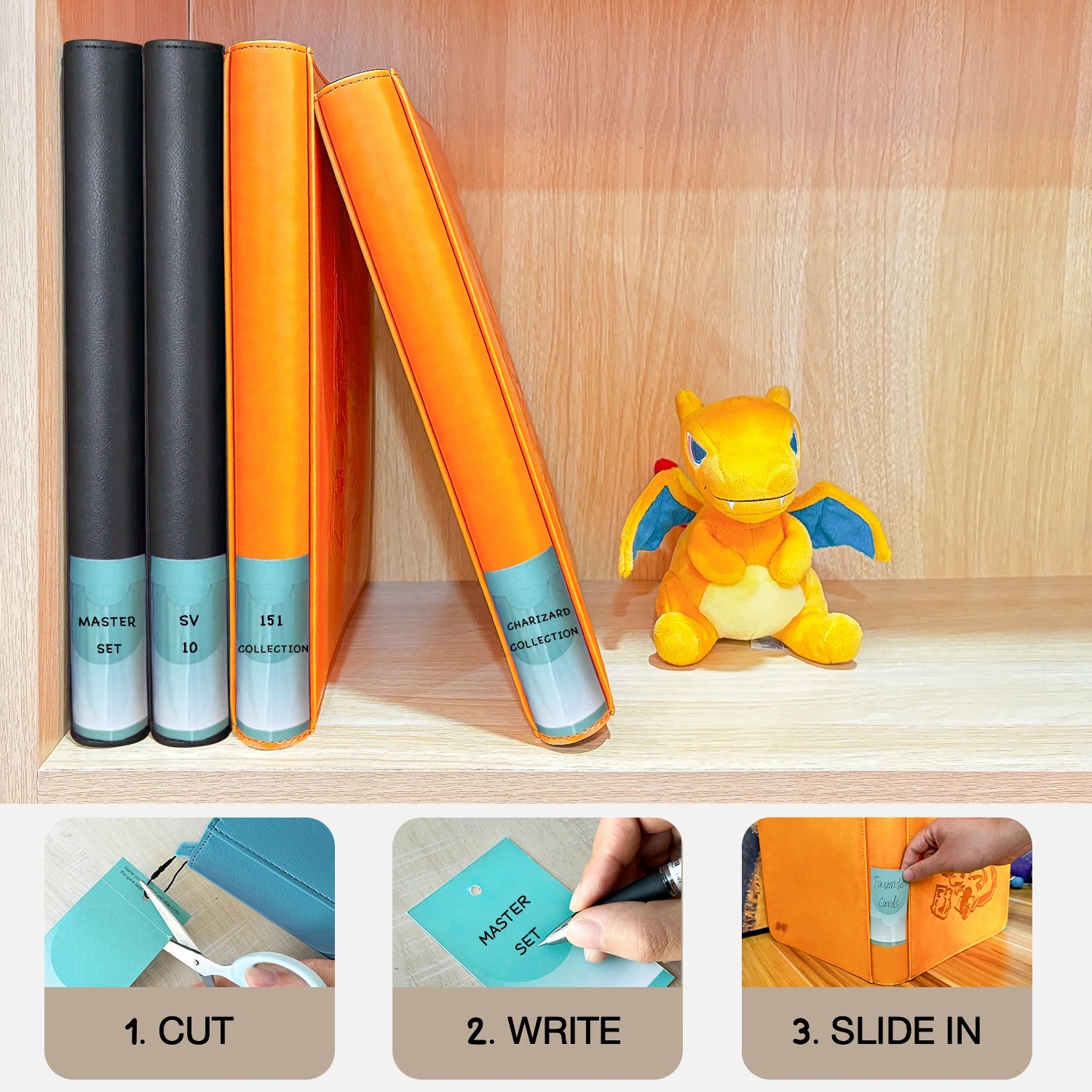 Charizard Pokemon Card Binder for Collectors | 360 Cards | Ravaver Charizard Pokemon Card Binder for Collectors | 360 Cards | Ravaver
