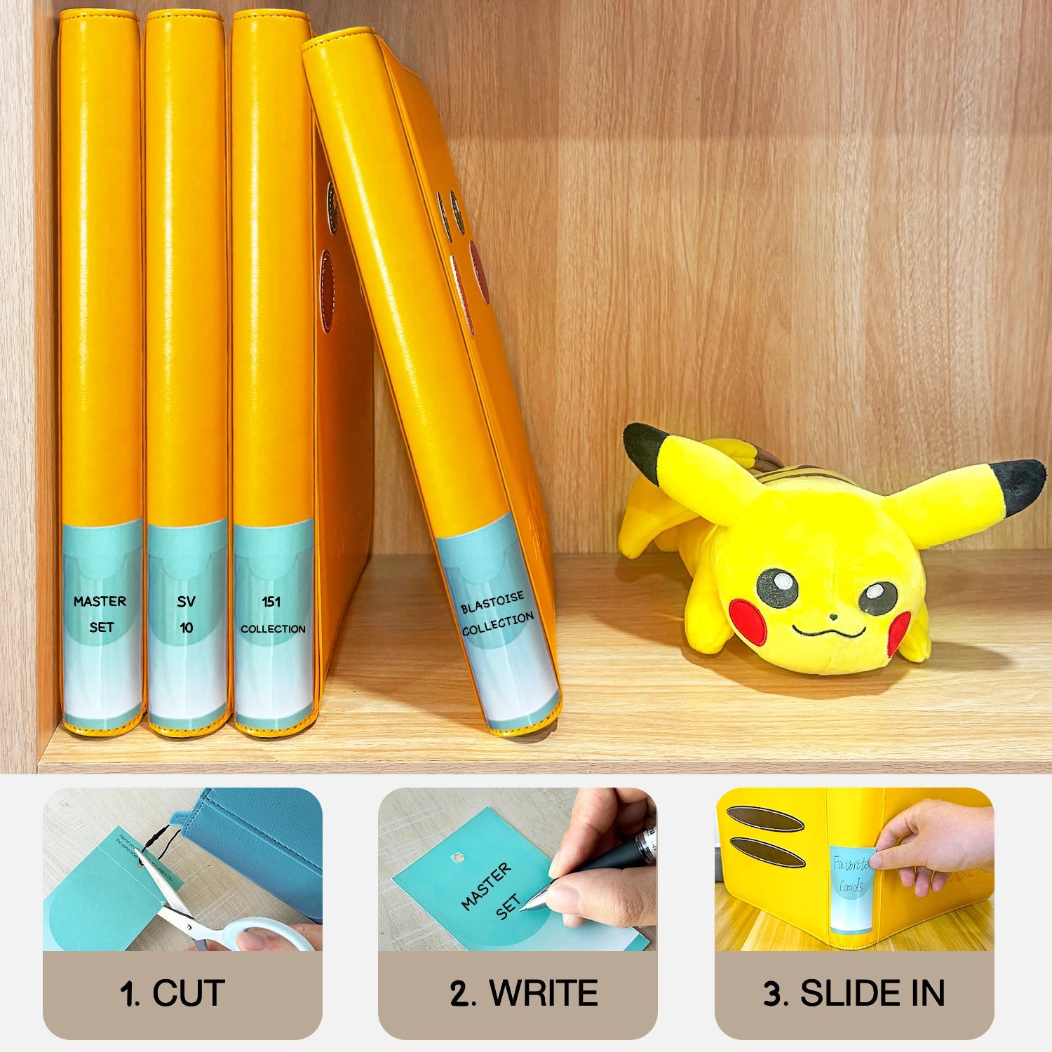 yellow pokemon card binder Charizard Card Binder main image 1