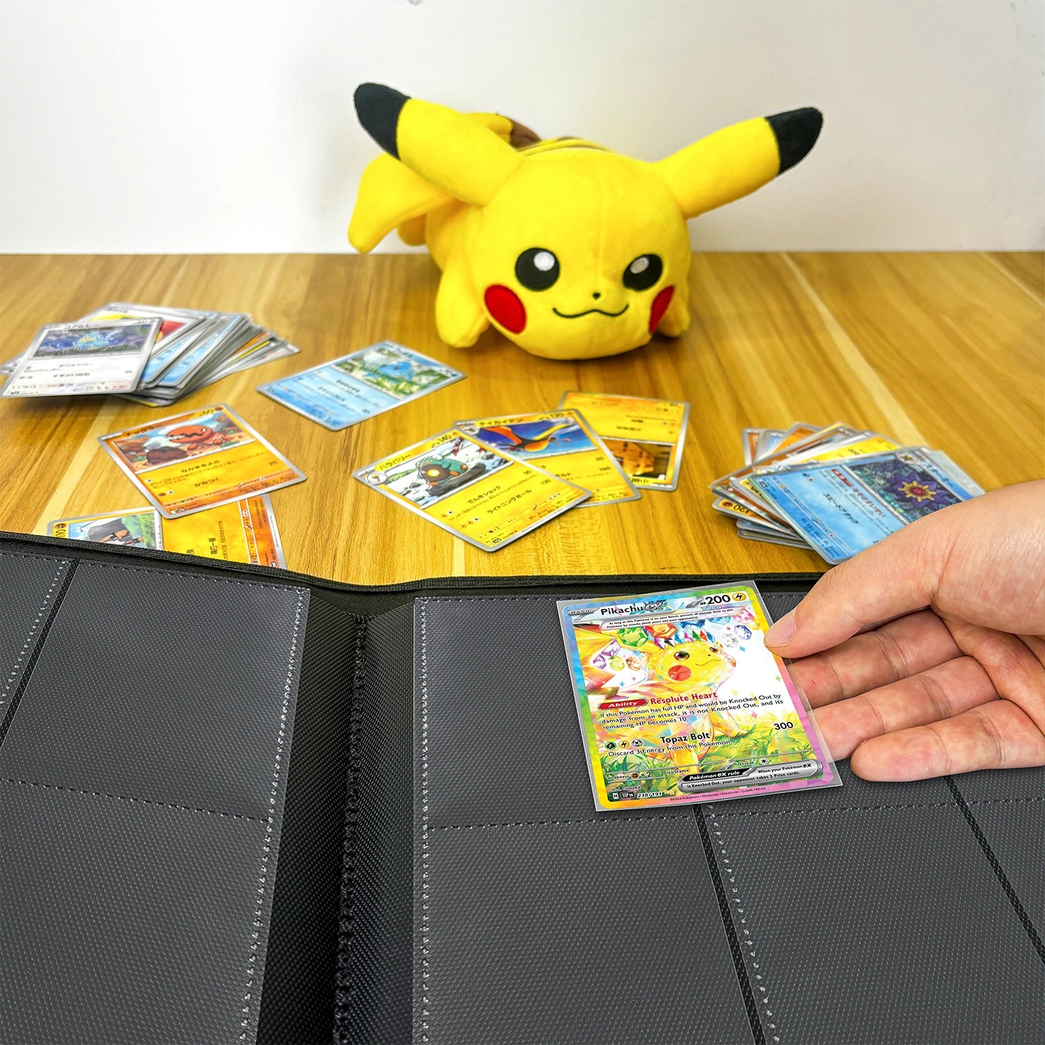 Pikachu Pokemon Card Binder for Collectors | 360 Cards | Ravaver Pikachu Pokemon Card Binder for Collectors | 360 Cards | Ravaver