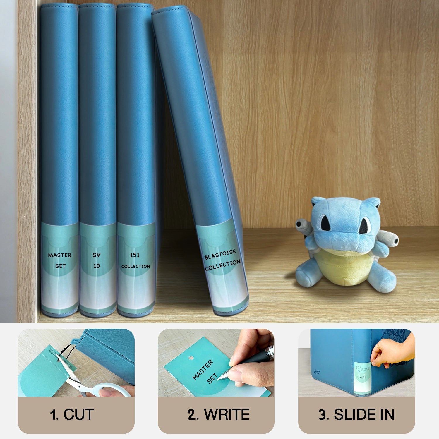 Blastoise Pokemon Toploader Binder for Collectors