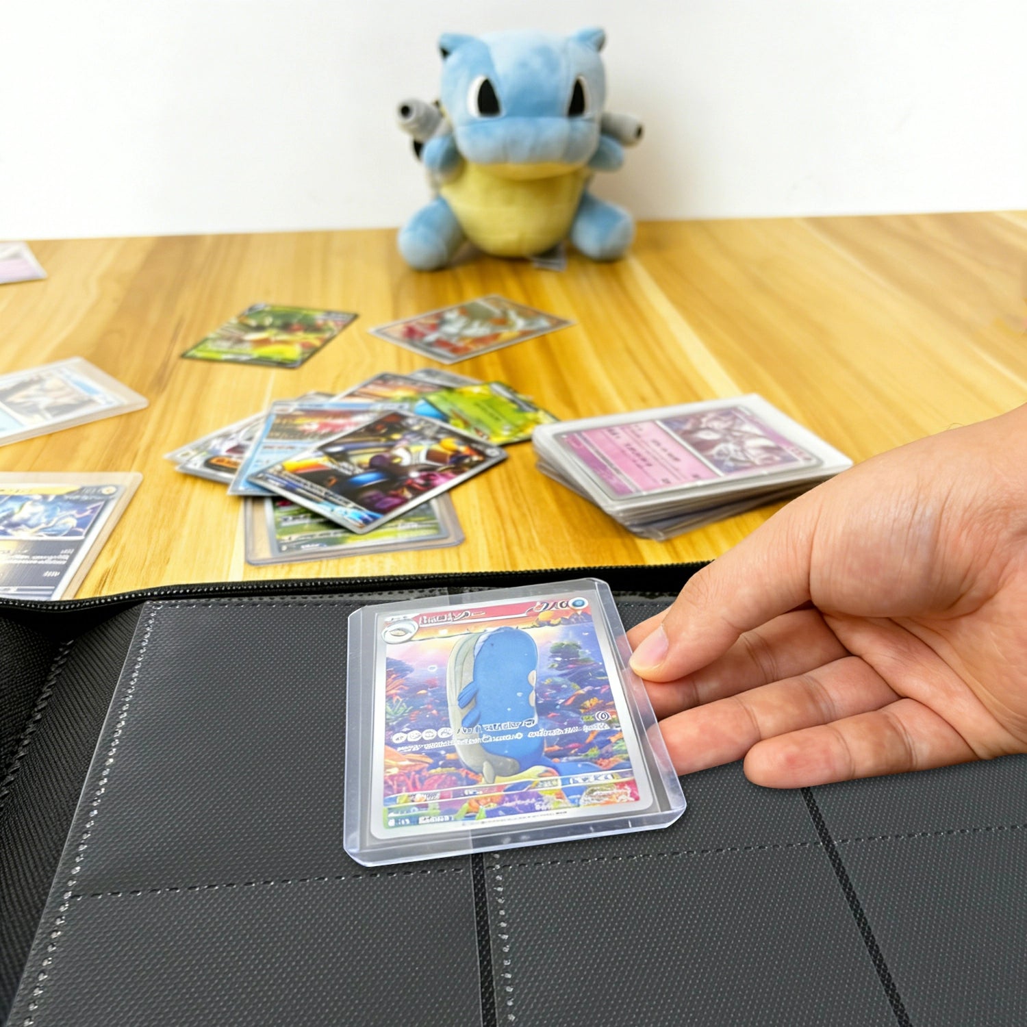 Blastoise Pokemon Toploader Binder for Collectors | Ravaver Blastoise Pokemon Toploader Binder for Collectors | Ravaver