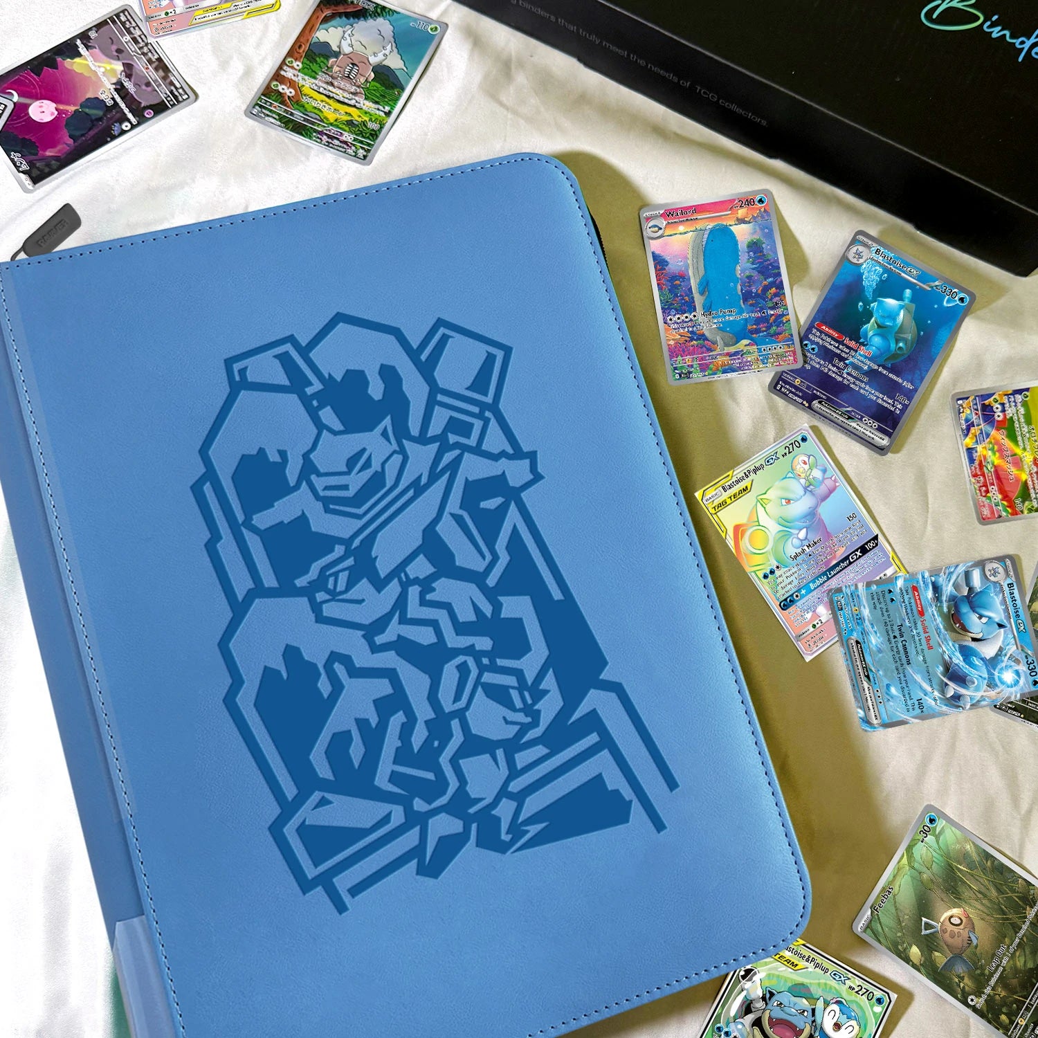 Blastoise Pokemon Card Binder for Collectors | 360 Cards | Ravaver Blastoise Pokemon Card Binder for Collectors | 360 Cards | Ravaver